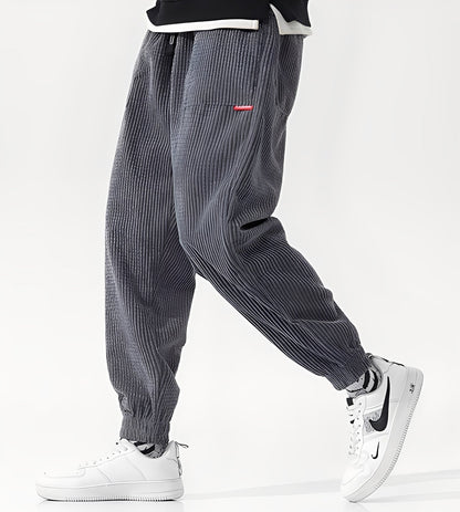Nicholas – Modern corduroy jogger pants for men