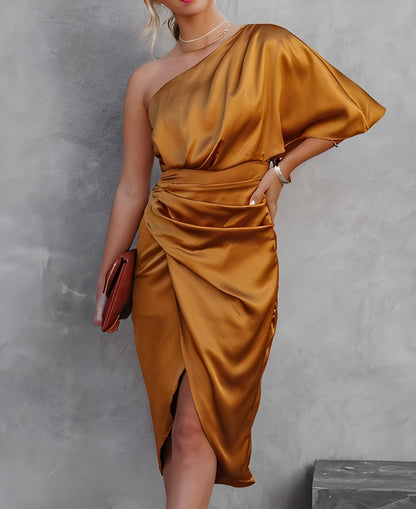 Claudia - Elegant, irregular dress for women