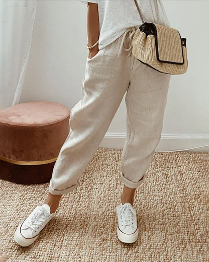 Mel - Linen Pants Latest Fashions for Summer
