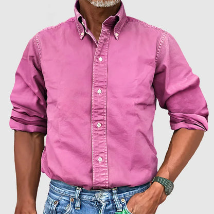 Vince – Classic men's shirt with a worn look
