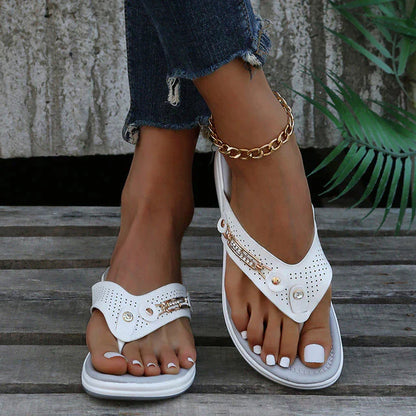 Hazel - Cozy Wedge Sandals with Orthopedic Support