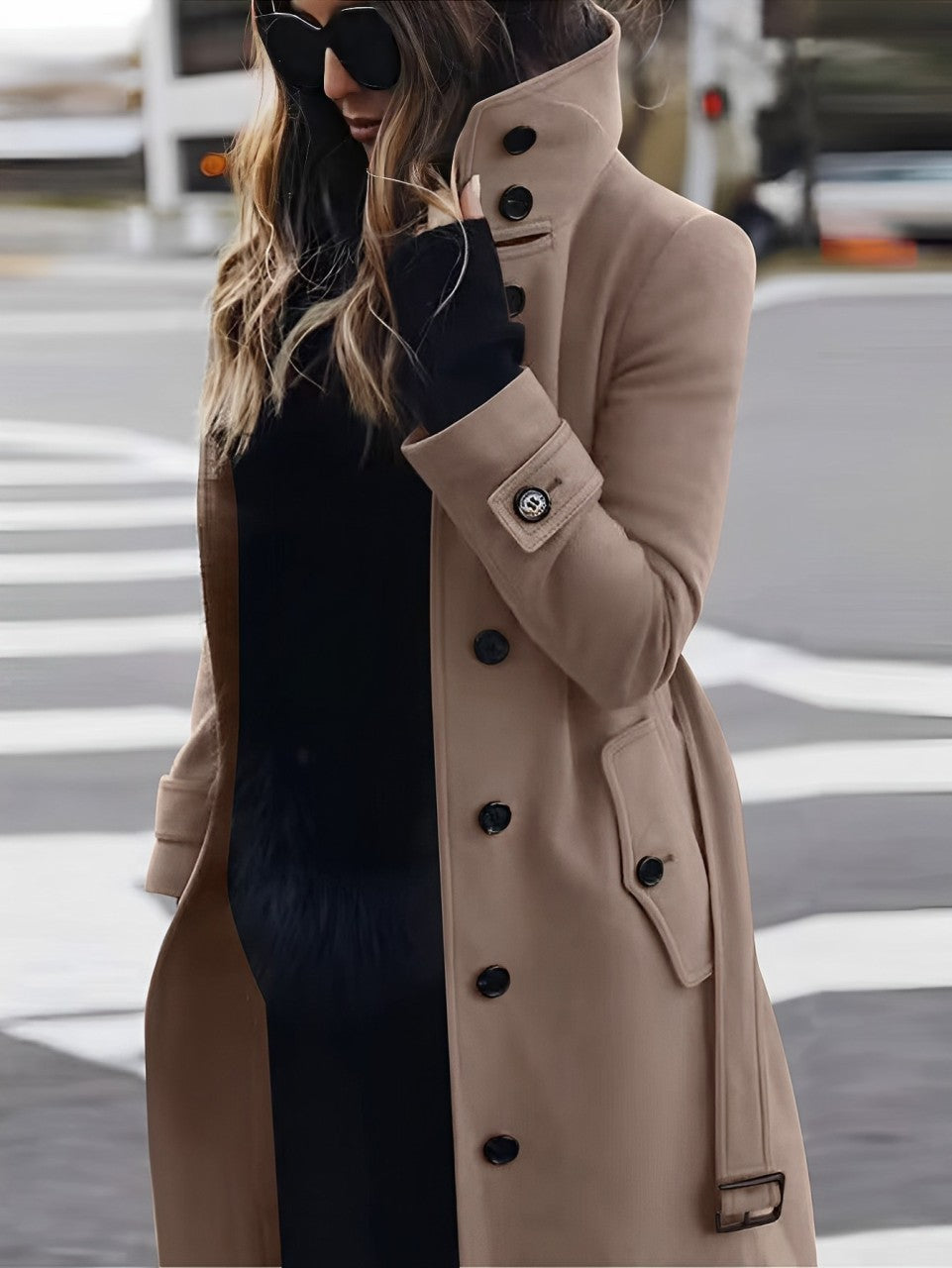 Lydia - Classic Wool Coat with a Feminine Shape