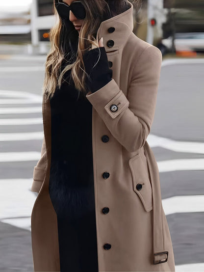 Lydia - Classic Wool Coat with a Feminine Shape