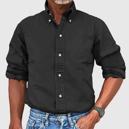 Vince – Classic men's shirt with a worn look