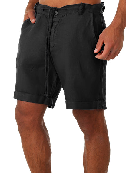Billy - Casual lace-up shorts for men