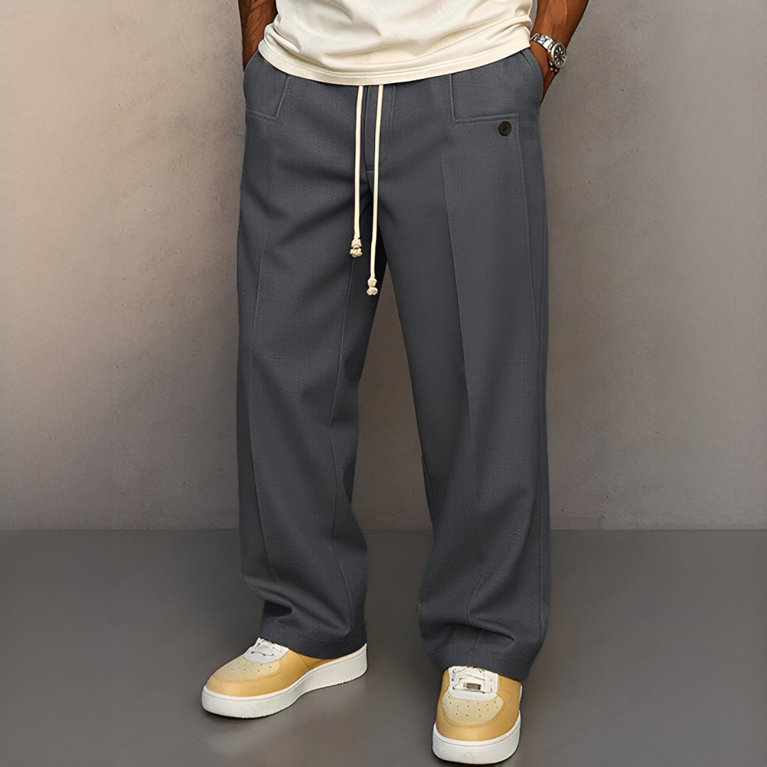 Clent - Men's stylish drawstring pants