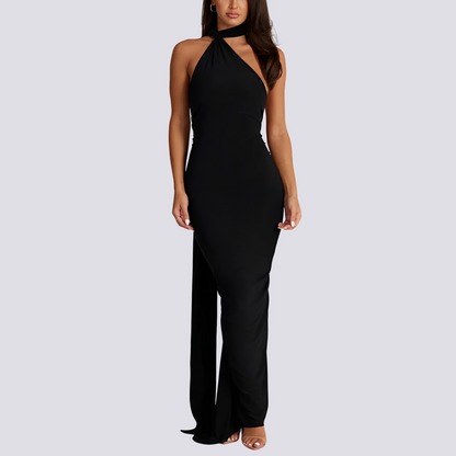 Martha - Elegant Backless Pleated Dress for Women