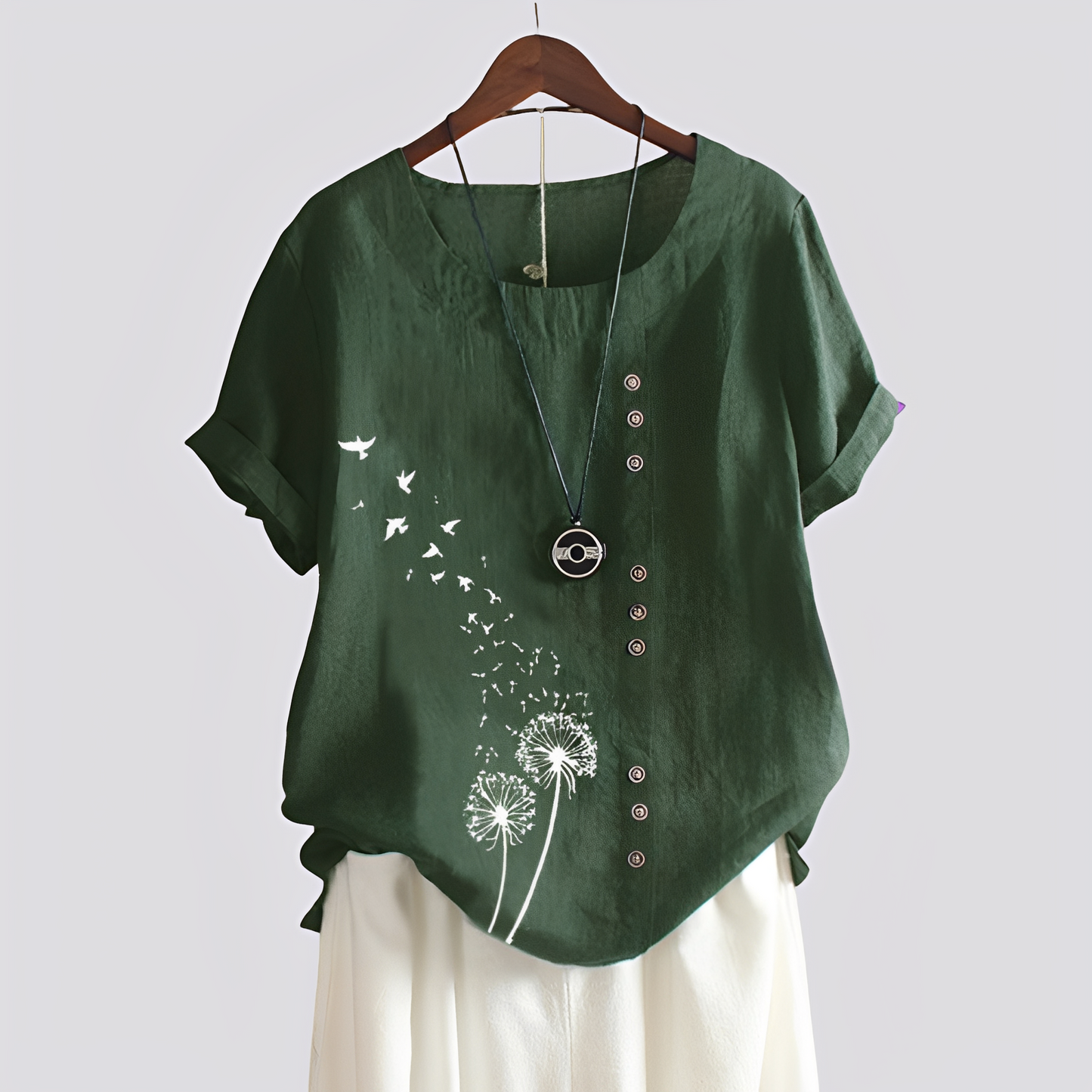 Isabelle - Women's Short Sleeve Comfortable Shirt