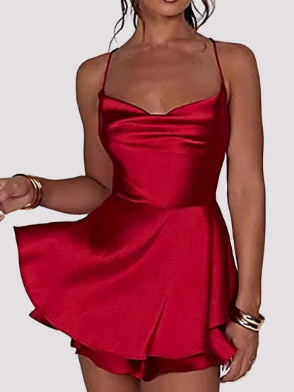 Kimberly - Elegant cocktail mini dress for women