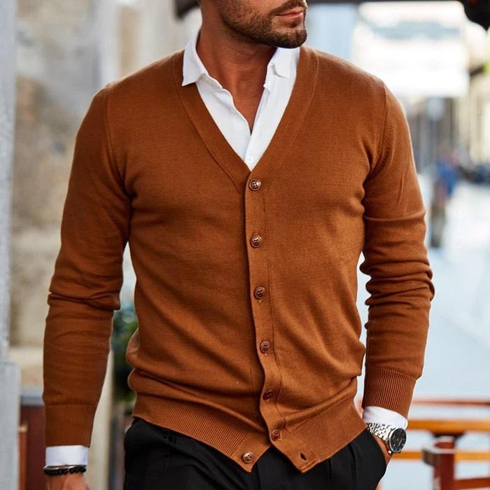 Aamir - Men's Cardigan – Comfort and Timeless Style