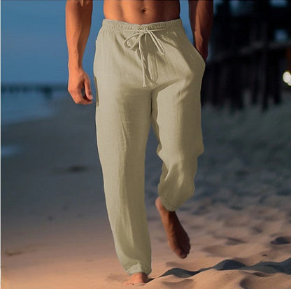 Matthew - fashionable men's linen trousers