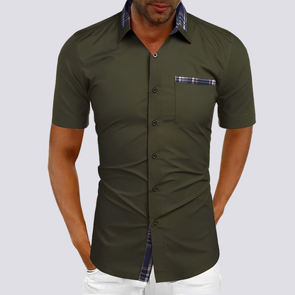 Jonathan - Men's Casual Button-Up Short Sleeve Shirt