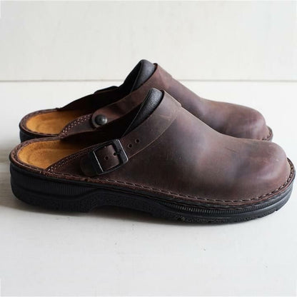 Yani - Men's Brown Orthopedic Shoes