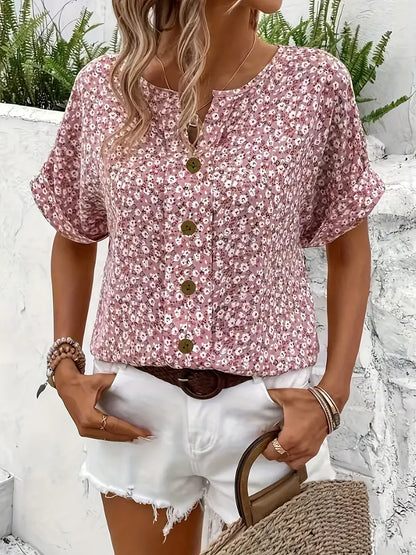 Lina – Short summer top with a feminine flair