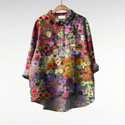Mecah - Women's Classic Floral Blouses