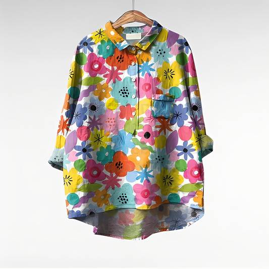 Mecah - Women's Classic Floral Blouses