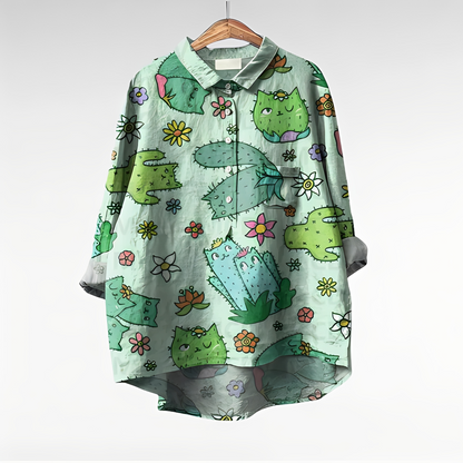 Mecah - Women's Classic Floral Blouses