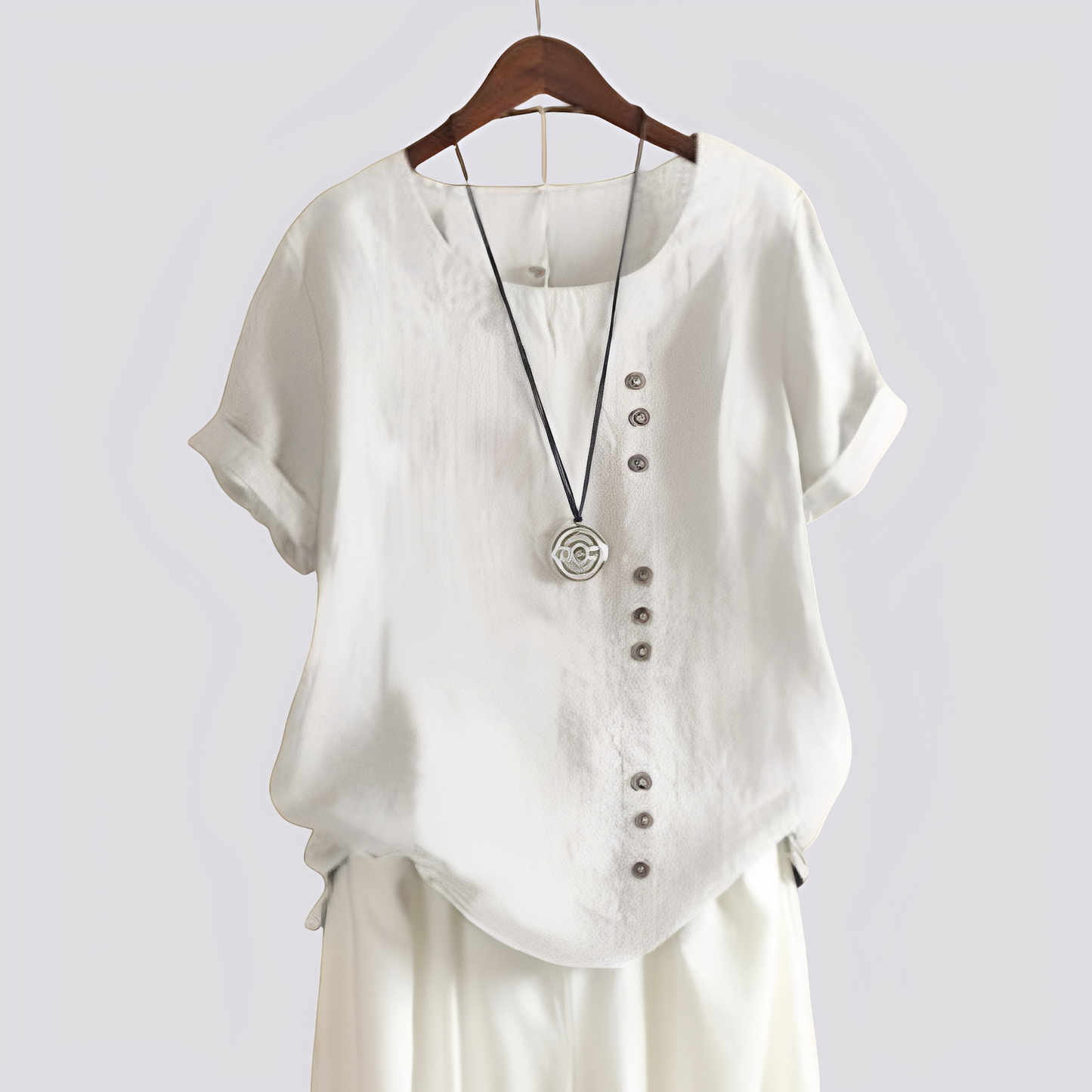 Isabelle - Women's Short Sleeve Comfortable Shirt