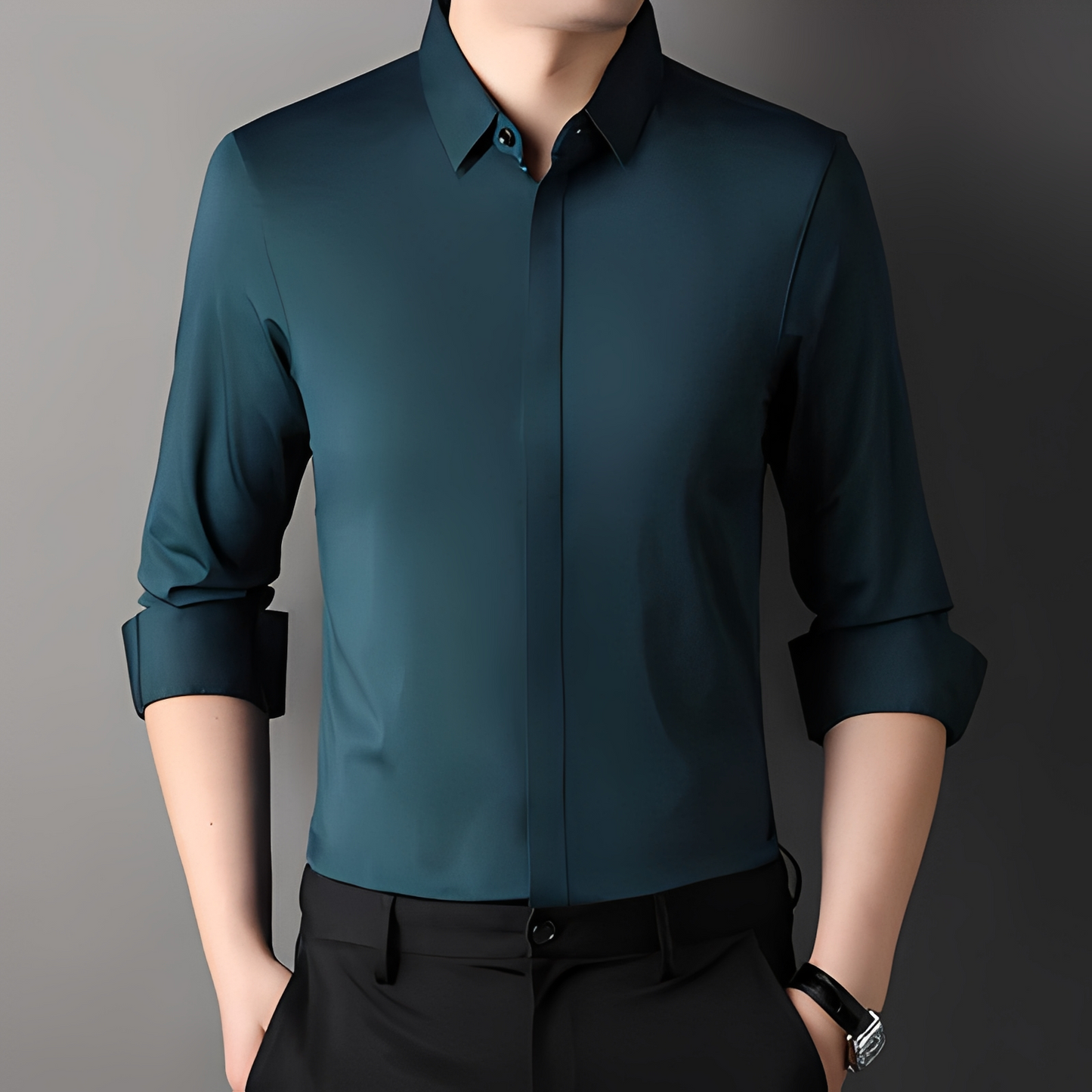 Limuel - Stylish Pleat-Free Shirt for Men
