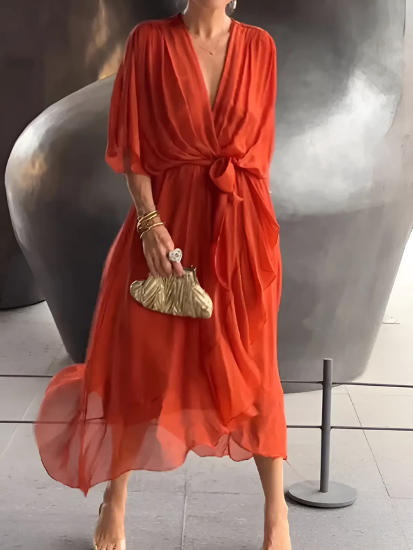 Seraphina – Midi Dress with Quick Style Closure