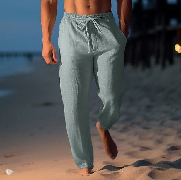 Matthew - fashionable men's linen trousers