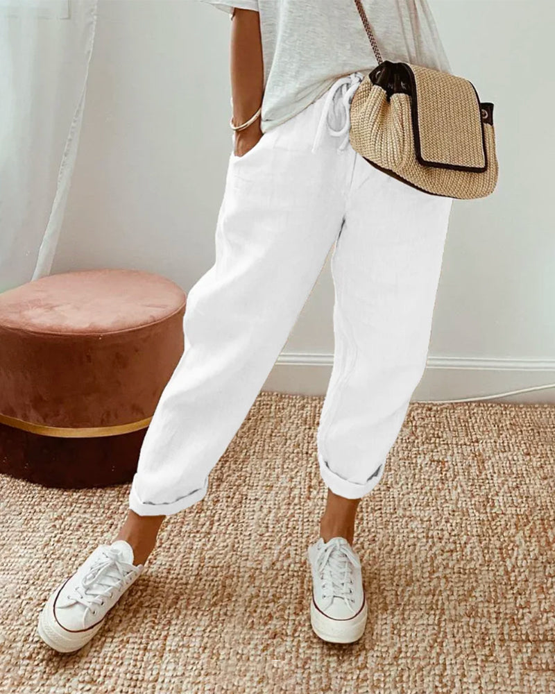 Mel - Linen Pants Latest Fashions for Summer