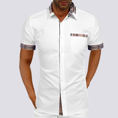 Jonathan - Men's Casual Button-Up Short Sleeve Shirt