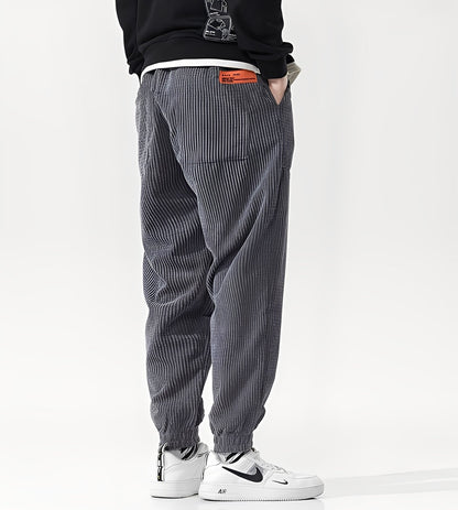 Nicholas – Modern corduroy jogger pants for men