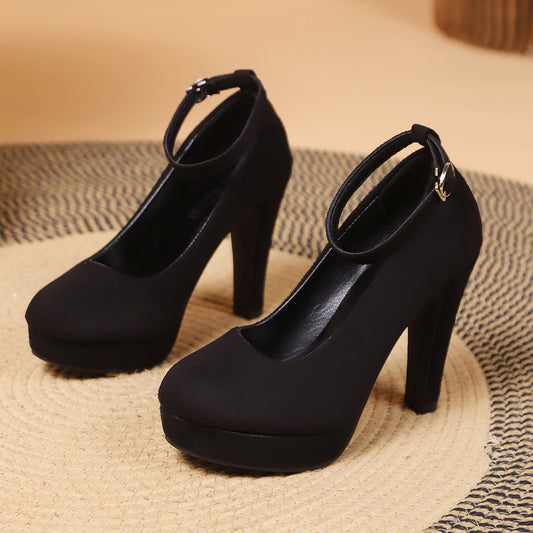 Leona - Elegant High Heels with Buckle for Women