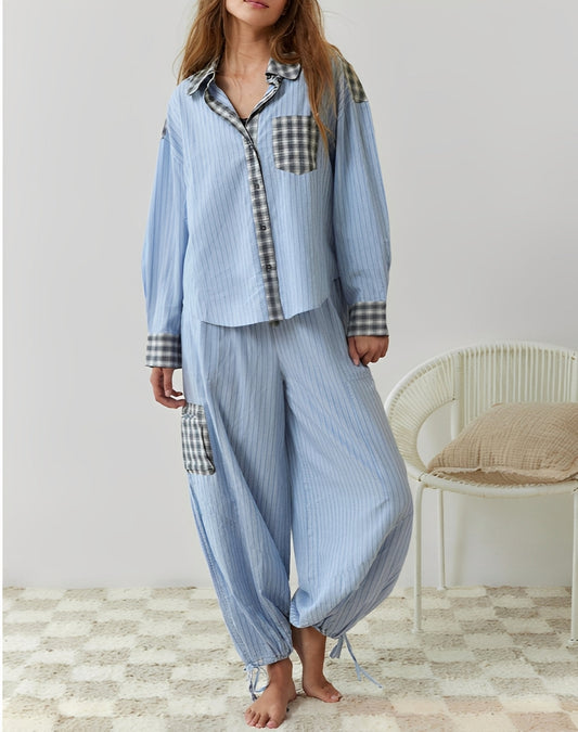 Sabrina - Casual, loose-fitting pajama set for women