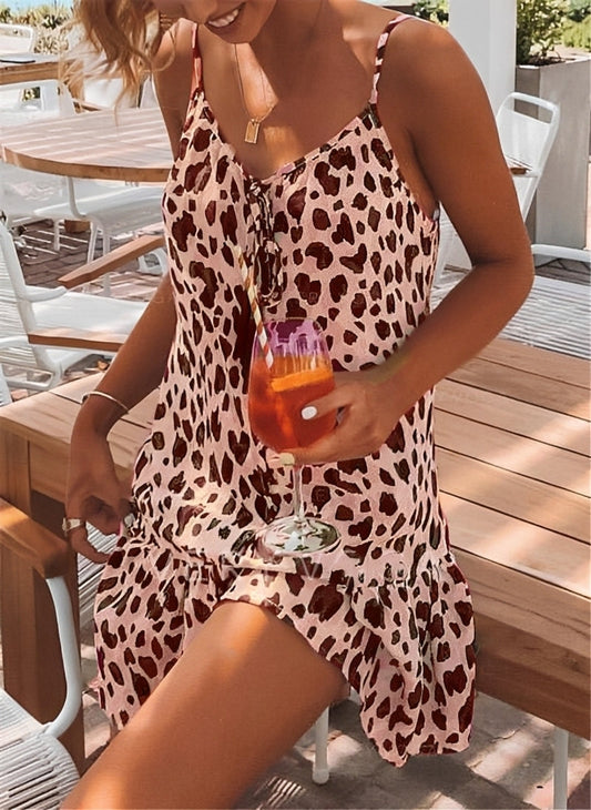 Tiffany - Women’s Casual Dress with Print for Comfort