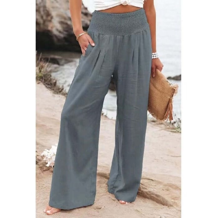 Quinley - Stretchy Linen Pants
