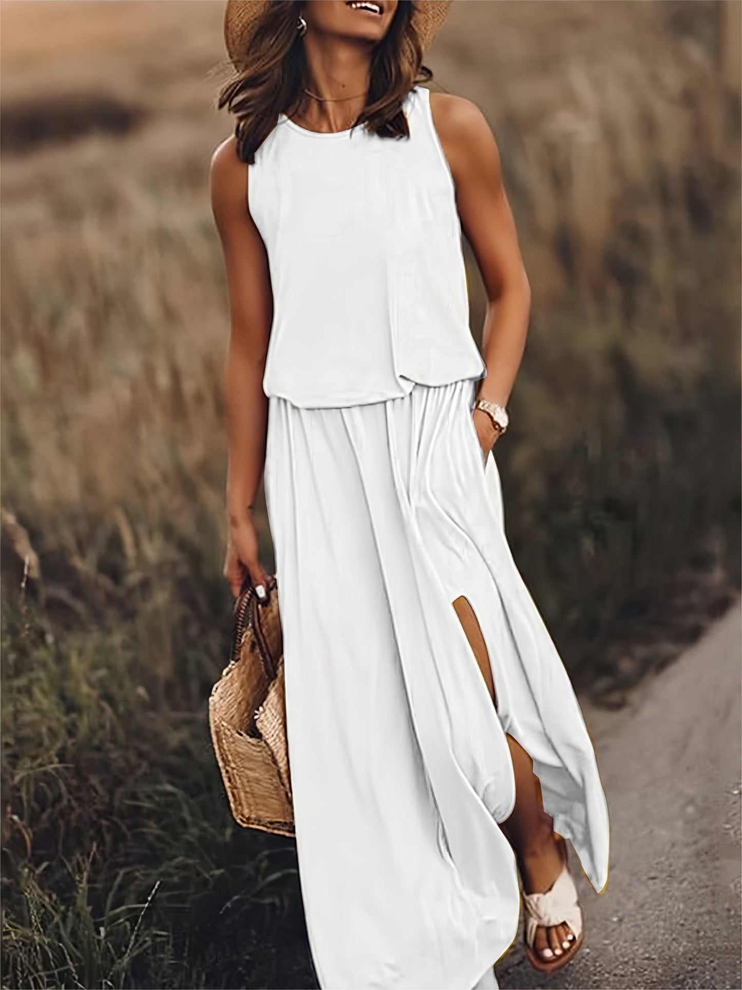 Edna - Boho Maxi Dress Crafted from Modal in Chic Design