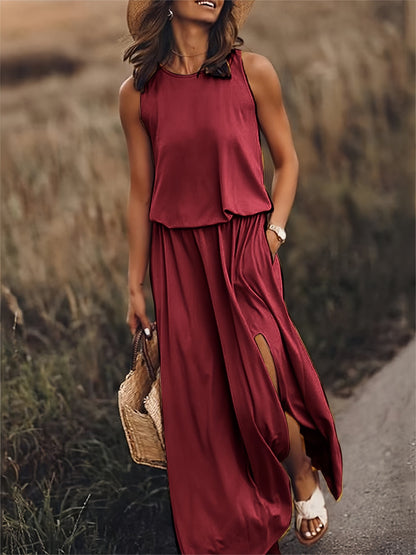 Edna - Boho Maxi Dress Crafted from Modal in Chic Design