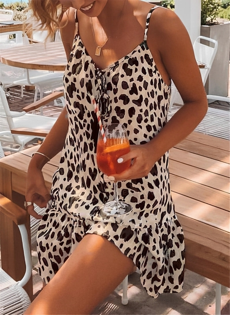 Tiffany - Women’s Casual Dress with Print for Comfort