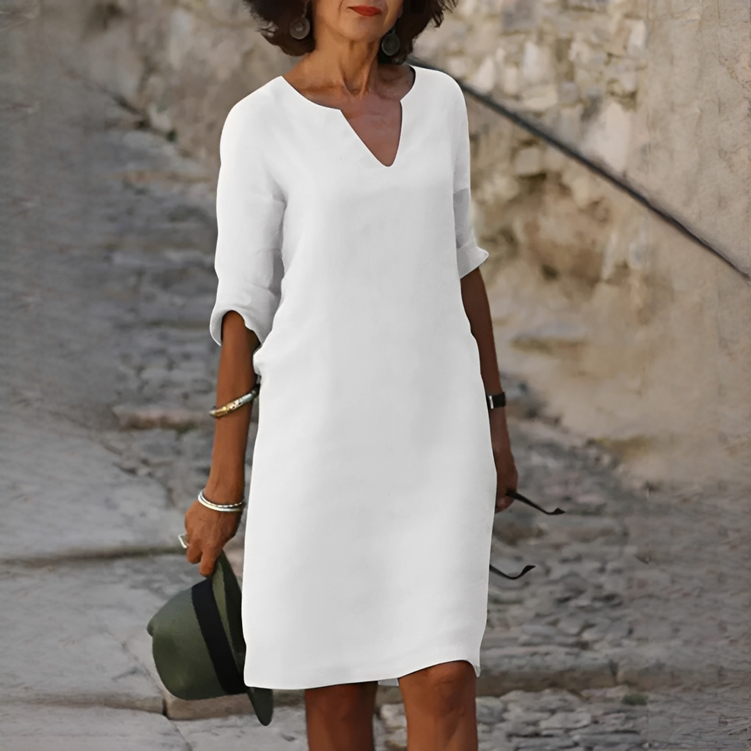 Carren - Stylish V-neck women's dress