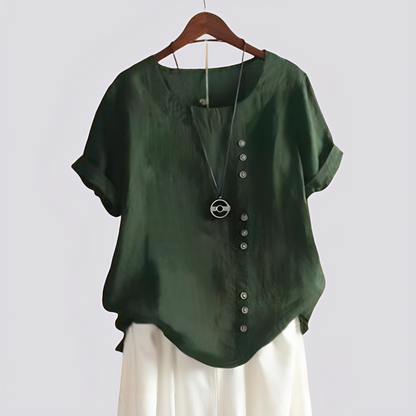 Isabelle - Women's Short Sleeve Comfortable Shirt