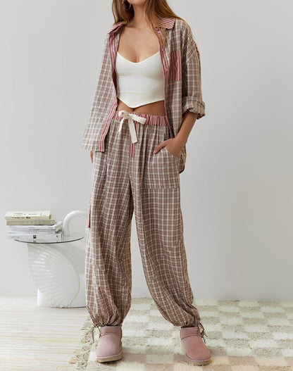 Sabrina - Casual, loose-fitting pajama set for women