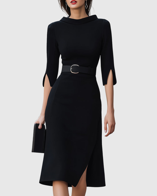 Sachiko - Minimalist Midi Dress