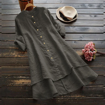 Magie - Linen Summer Dress: Fresh and Comfortable