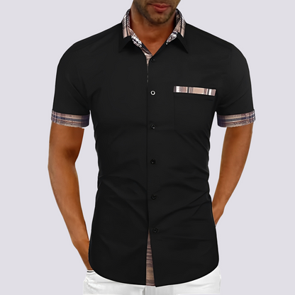 Jonathan - Men's Casual Button-Up Short Sleeve Shirt
