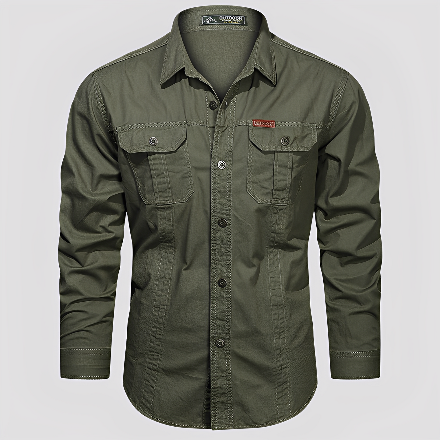 Ranulph – Comfortable Long-Sleeve Men’s Cargo Shirt