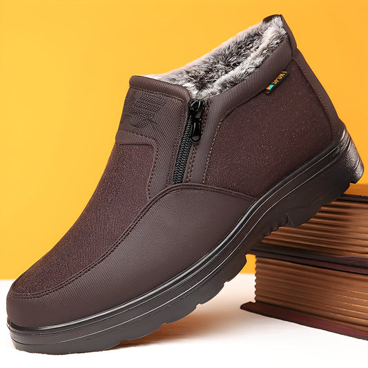 Konnor - Modern men's winter boots featuring fleece lining