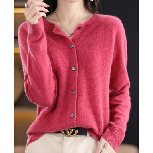 Aubry - Cozy Cardigan in Fine Wool