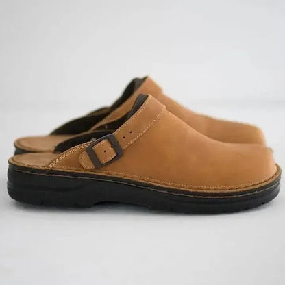 Yani - Men's Brown Orthopedic Shoes