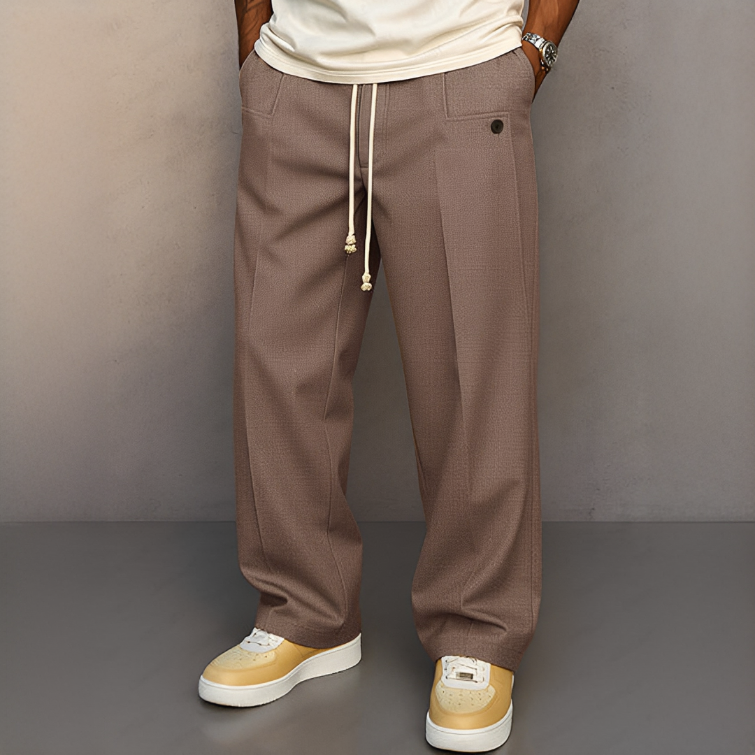 Clent - Men's stylish drawstring pants