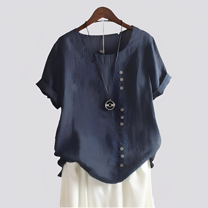 Isabelle - Women's Short Sleeve Comfortable Shirt