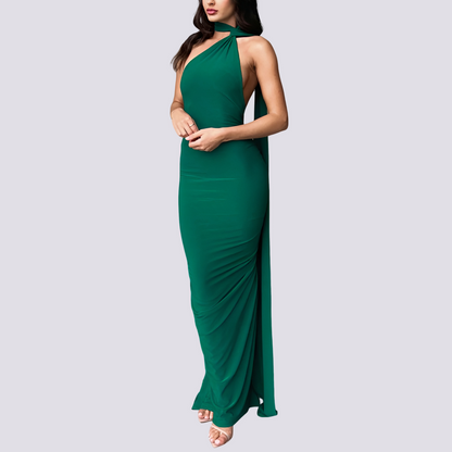 Martha - Elegant Backless Pleated Dress for Women