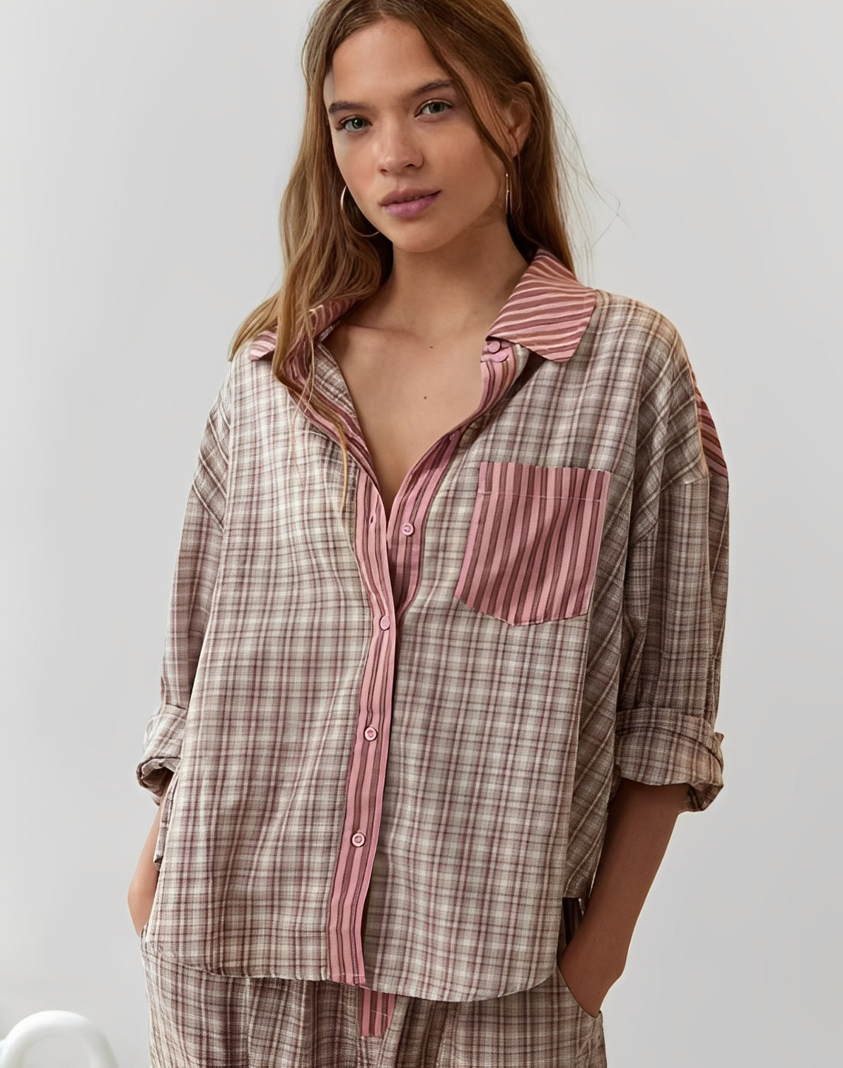Sabrina - Casual, loose-fitting pajama set for women