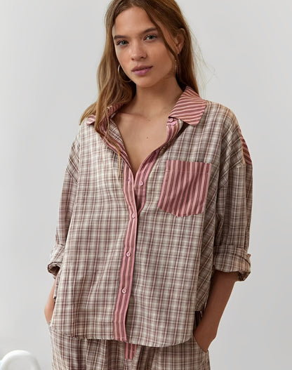 Sabrina - Casual, loose-fitting pajama set for women